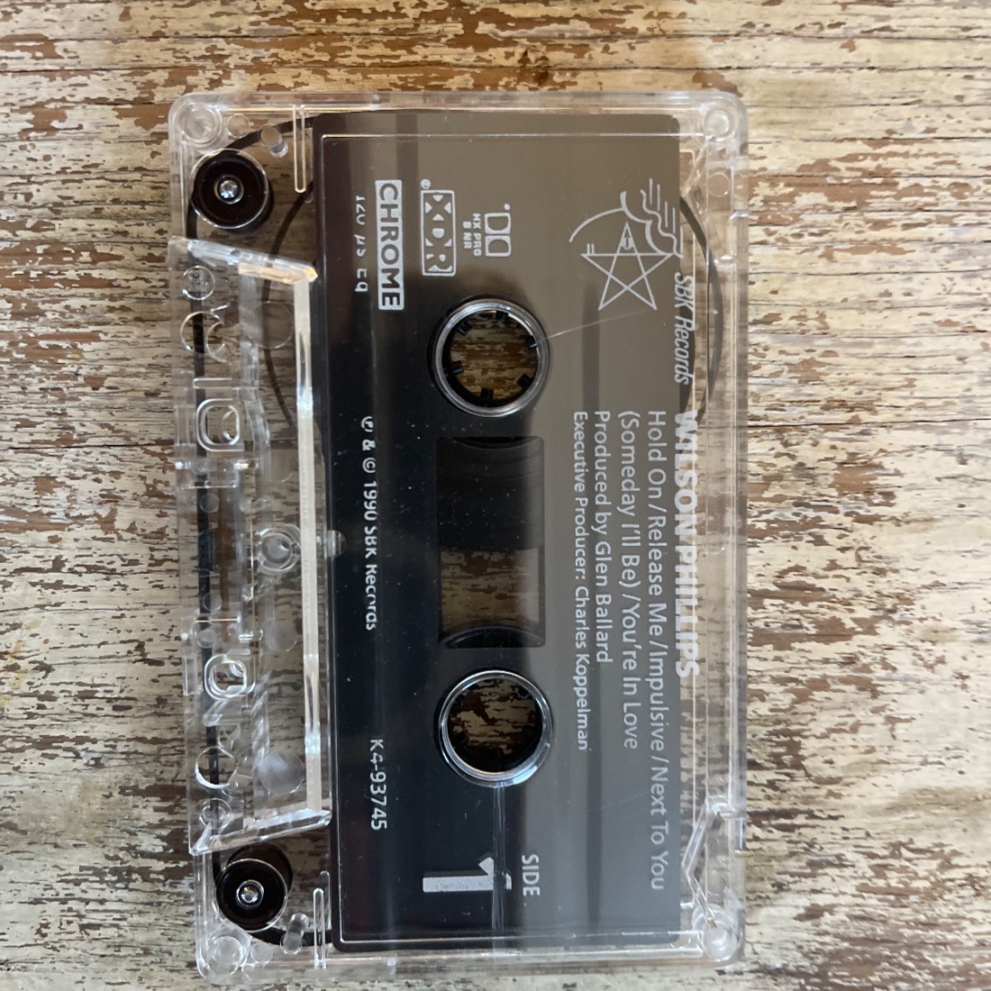 Wilson Phillips Cassette Tape Self Titled 1990 Release (Hold On)