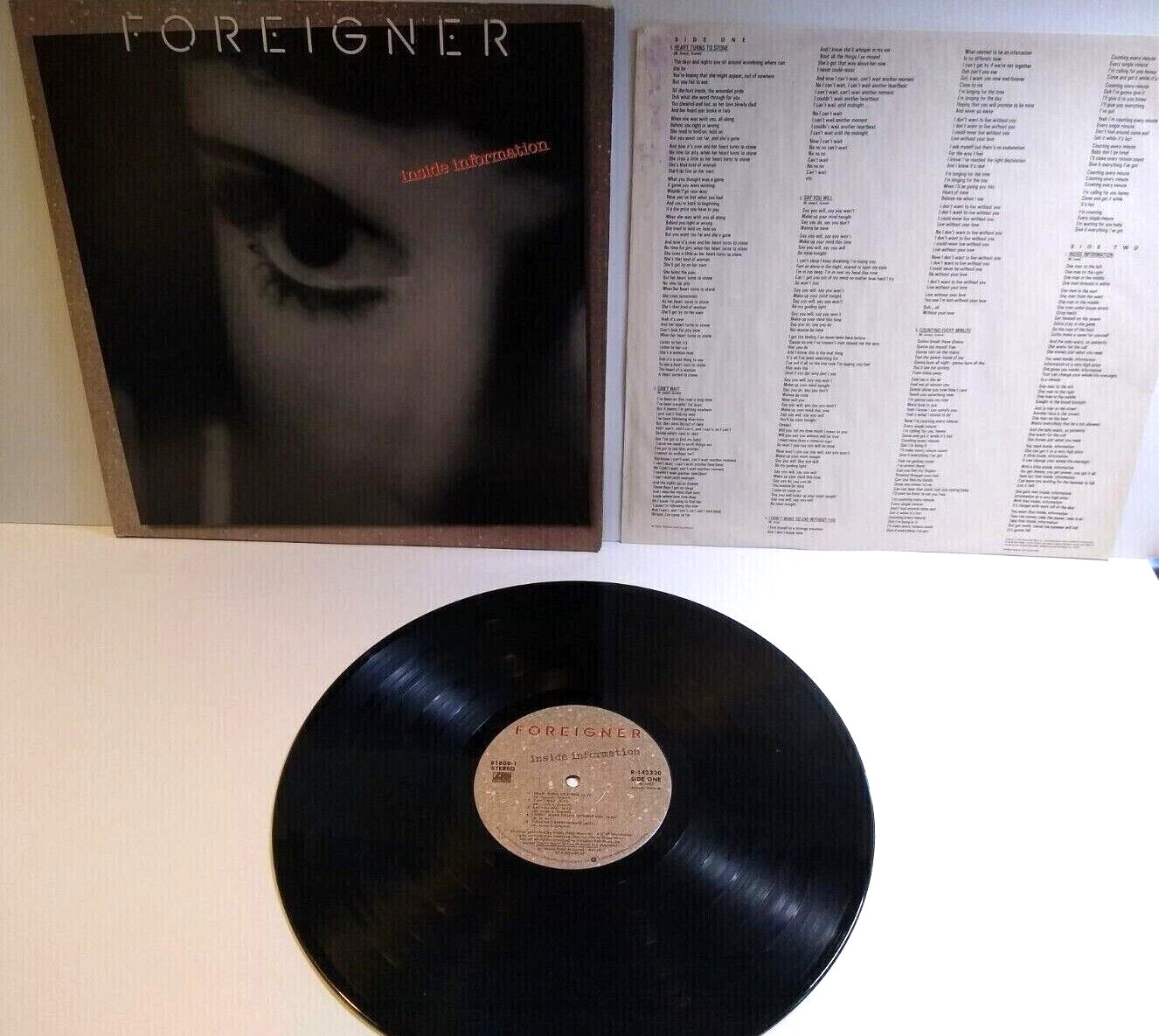 Foreigner Inside Information Vinyl LP Record Album BMG Club Edition Foreigner inside information vinyl lp record album bmg club edition