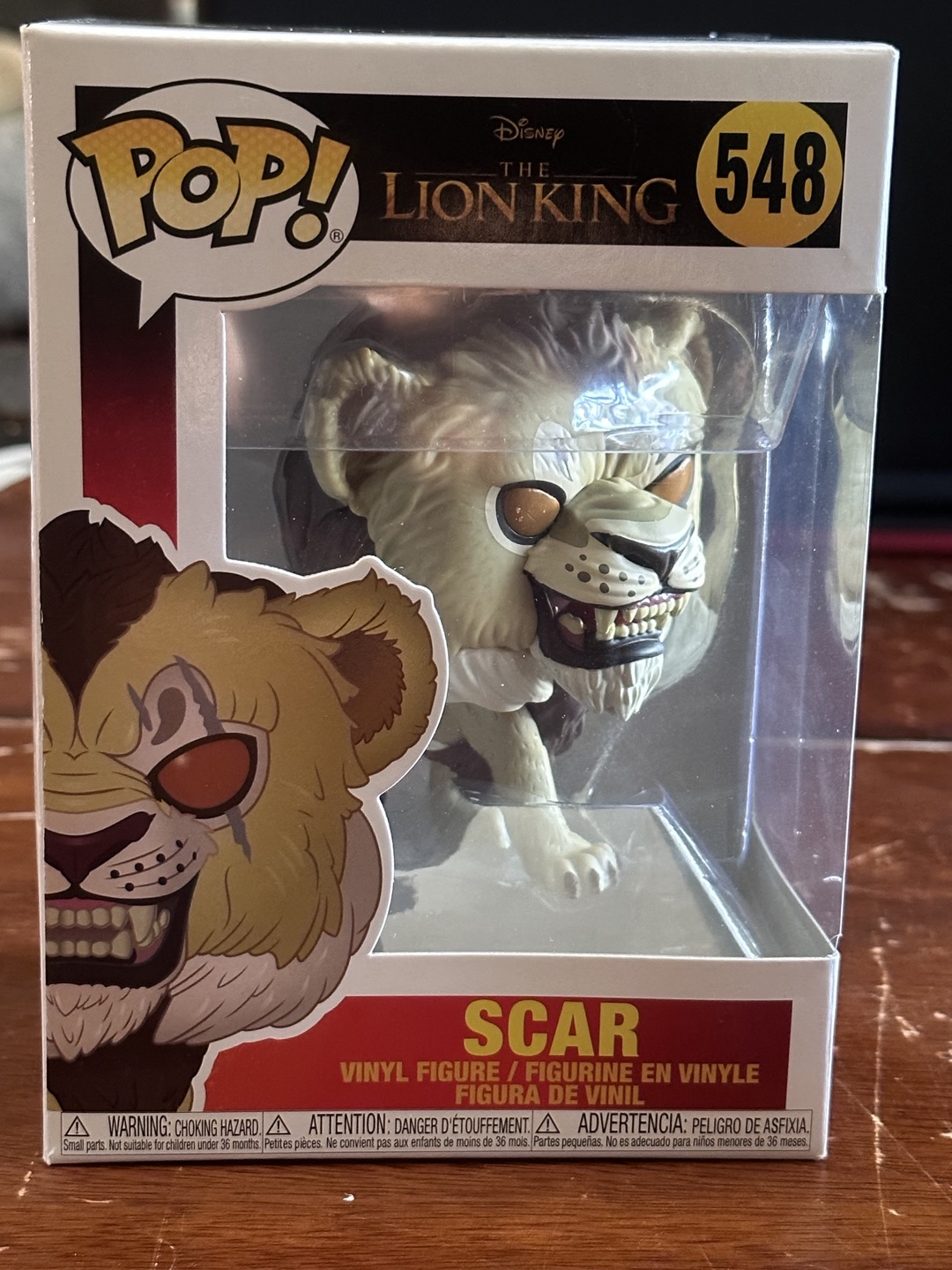 Funko Pop Scar The Lion King Disney Vinyl Figure 548