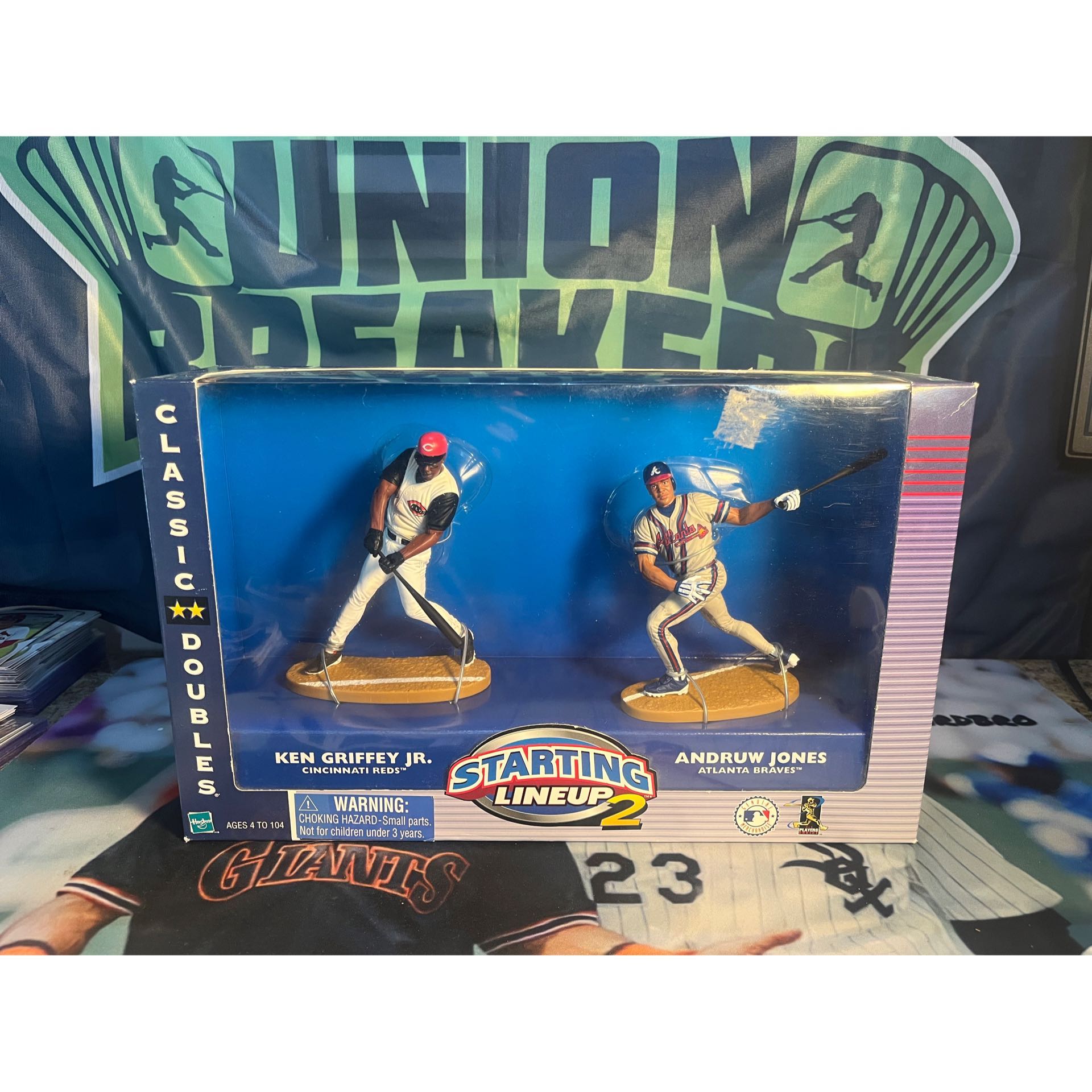 2000 Starting Lineup 2 Classic Doubles Griffey & Jones